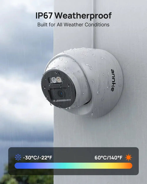 16 Channel 4K PoE Security System With Eight Outdoor 4K Cameras, 12MP NVR With 4TB HDD, AI Motion Detection, weatherproof camera