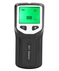 ALIESTFDNO Stud Finder Wall Scanner 5 in 1 Detector with LCD Display for showing a green LCD screen and control buttons.