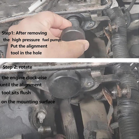 Fuel Pump Installation Gauge And Alignment Tool For 2.4L GM Engines Verifies Camshaft Lobe Base Circle Alignment Before High Pressure Pump Install Compatible With Chevy Equinox 2.4L Malibu 2.4L Captiva Sport 2.4L during installation process
