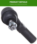 Front Suspension Tie Rod End Kit 4Pc For Chevy Express 2500 3500 And GMC Savana 2500 3500 2003-2019 Inner Outer Tie Rod Ends Replacement Set Easy Install, black metal outer tie rod end