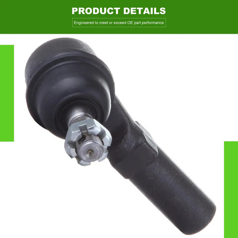 Front Suspension Tie Rod End Kit 4Pc For Chevy Express 2500 3500 And GMC Savana 2500 3500 2003-2019 Inner Outer Tie Rod Ends Replacement Set Easy Install, black metal outer tie rod end