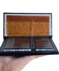 Ra0.05 to Ra12.5 Micrometer Surface Roughness Comparator Kit With 30 Specimens for Machinists and Metrology Pros - Pro-Grade Finish Gauges for Quality Control, Precision Machining, and Surface Texture Testing, open case