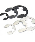 585 And 1005 Piece M1.2 To M15 External Retaining Ring Kit Black 65Mn And 304 Stainless Steel Snap Circlips E Clips Washers
