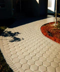 Hexagon Pavement Molds 2 Pack Reusable Walkway Path Maker For Concrete Pavers Garden Patio Lawn Backyard Pathway Paver Mold Set Durable