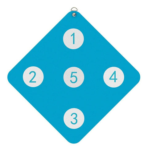 Wall Mounted Fencing Target With Five Bullseyes For Training, Dope Leather Pad On Solid Wood Backing, Easy To Hang, Ideal For Adult And Youth Practice