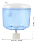 8L Plastic Water Storage Jug Portable Drink Dispenser For Home And Office Use Safe Reusable Water Carrier With Clear View