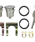 Door Lock Cylinder Key Set For Chevy GMC Trucks And SUVs C10 C20 C30 1965 1987 1500 2500 3500 Blazer Suburban Jimmy Van And Classic GM Models Replacement Lock Barrel parts displayed.
