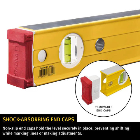 Heavy Duty Magnetic Level Set Including Forty Eight And Twenty Four Inch Pro Spirit Levels Along With Compact Torpedo Level And Rugged Carry Case Crafted For Dead Nuts Accuracy On Any Tough Job Site
