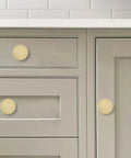 30 Pack Brushed Gold Cabinet Knobs Heavy Duty Solid Metal Hardware For Cabinets Dressers Closets Doors Kitchen And Bathroom