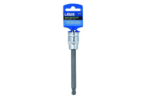 M10 Spline Ball End Bit For Half Inch Drive, 140mm Total Length With 100mm Bit for VW Group Vehicles, intake manifold tool in packaging