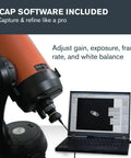 Dope 20 MP Solar System Camera With AR2020 Back Illuminated Sensor connected to telescope and laptop for imaging