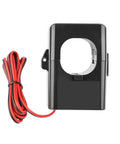 No Sweat Setup Split Core Current Transformer Ac Clamp Sensor Built Tough With Zero Point Five Class Accuracy, compact with red wires.