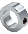 Side view shaft collar, zinc-plated steel, 1 in bore, 1-1/2 in OD, 5/8 in wide, set-screw style