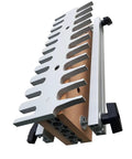 Pro Tier Preassembled Dovetail And Box Joint Router Table Jig Featuring Tough As Nails Hardware Precision Bits and Quick Setup Manual, angled view