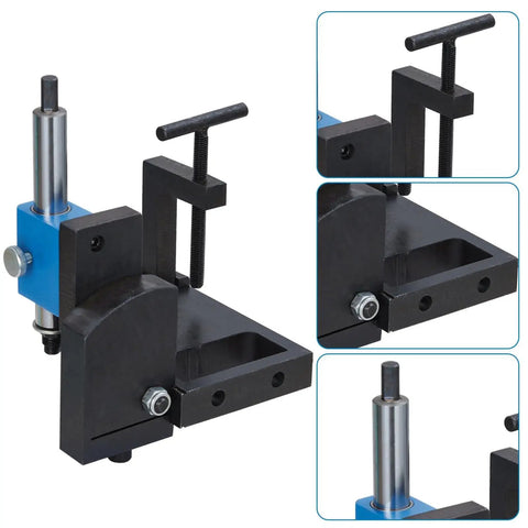 Adjustable Heavy Duty Pipe Notcher And Tube Cutter 0 To 50 Degrees Punch Tool For 19 To 76 Mm Metals Wood side view details
