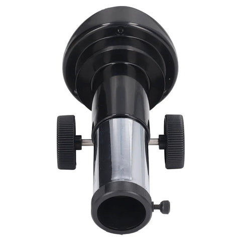 Front view of 102mm Reflector Focusing Seat For 1.25 Inch Eyepieces, Precision Micro Focuser Gear Mount, aluminum body