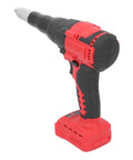 Yunseity 18V Cordless Rivet Kit With Built In LED Light Makes Installing Pop Rivets Super Easy And Fast For DIY Pros Who Need Heavy Duty Torque Without Messy Cords Or Air Compressors To Deal With Today red and black cordless rivet tool