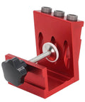 Aluminum Alloy Hole Jig System For Woodworking DIY Projects With 3 Step Drill Bits for cabinet and furniture assembly