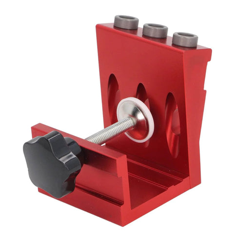 Aluminum Alloy Hole Jig System For Woodworking DIY Projects With 3 Step Drill Bits for cabinet and furniture assembly