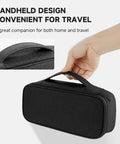 Handheld black Waterproof Tech Organizer Pouch For Cables Chargers Earbuds And Phone Travel Ready All In One Carry Case