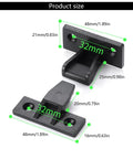 Dimensions of 10 Pack Push In Panel Connectors For Furniture Quick Fit Bracket Clips For Kitchen Cabinets