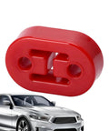 Heavy Duty Muffler Hanger Mount With Reinforced Exhaust Bracket And Rubber Isolator For Vibration Absorber Kit Tail Pipe Lifting Ear Bushing 73mm Throat, red rubber exhaust hanger for car