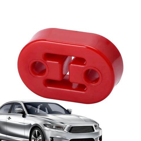 Heavy Duty Muffler Hanger Mount With Reinforced Exhaust Bracket And Rubber Isolator For Vibration Absorber Kit Tail Pipe Lifting Ear Bushing 73mm Throat, red rubber exhaust hanger for car