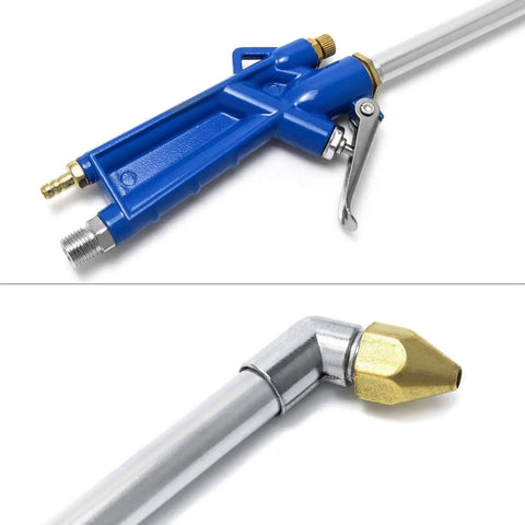 Air Blow Gun For Engine Cleaning With Long Nozzle And 4 Ft Hose Pneumatic Degreaser Sprayer Tool Built To Blast Dirt Grease And Oil