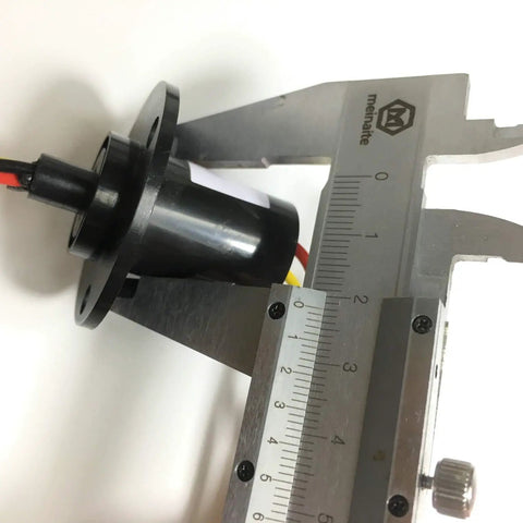 3 To 5 Wire Electrical Slip Ring 15A 22mm Rotary Collector Ring With 360 Degree Rotation Gold Gold Contacts Durable Commutator Joint For PTZ Cameras Data And Image Transmission High Current 30A Variant Available measured with caliper