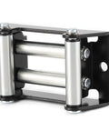 Beefed Up Heavy Duty Winch Roller Fairlead 110mm Hole Distance Galvanized Cable Guide For ATV Truck Or Off Road Use Reduces Friction And Wear Extends Winch Cable Life With Universal Mount Fit close-up