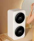 No Sweat Drying On This Dual Chamber Underwear Washer And Dryer 3.5L Self Cleaning Drum with Smart Touch Interface.