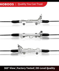 Hydraulic Power Steering Rack And Pinion Assembly For Dodge Ram 1500 2006-2010 And 2011-2012 Direct Fit New Unit Leak Resistant Ref 22-382 Left Hand Drive Only, multiple angles