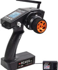 RC4GS V3 2.4G 4CH RC Transmitter And Receiver With R6FG Gyro Inside Pistol Grip Remote Controller for RC Cars Boats Tanks and Buggy