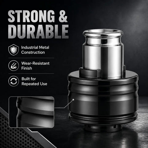 ANSI Collets Chuck Nine-Piece Tapping Adapter Set featuring strong durable industrial metal construction