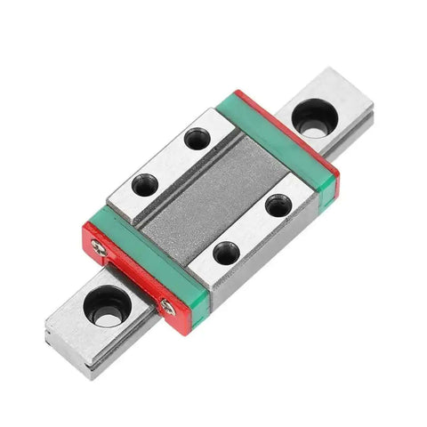 High Precision Miniature Linear Guide Rail Kit With 9mm Width Slide Block And Pre Drilled Support Rails For Smooth Low Friction Motion Control Up To 260mm Length Easy Install Setup No Maintenance Required Perfect For DIY Projects, 9mm slide block on metal rail