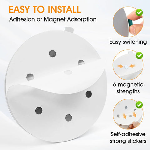 Six Status Six Inch Silver Office Door Sign With Magnetic Or Adhesive Backing Rotating Options installation guide