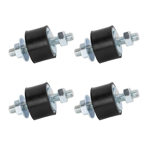 M8 Rubber Vibration Isolator Mounts 30x20mm 4 Pack Anti Vibration Shock Absorbers With Studs arranged in a grid