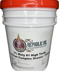 Three Percent Moly High Temp Lithium Complex Heavy Duty Grease 35 Lb Pail For Winter Performance In Construction, Mining, Agriculture, Fifth Wheels, Pins And Bushings EP1