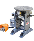 Built Like A Tank Welding Positioner Offering 771 Pound Horizontal Capacity And No Hassle 110V Single Phase Rotation for heavy-duty tasks.
