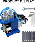 Industrial Grade Pneumatic Wire Stripper Machine 110V Automatic Electric Cable Peeler And Cutter Tool, showing dual cylinders and accessories.