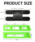 Dead On Hidden Hinge Template With Invisible Door Router Guide For Slick Cabinet Installation product size image with measurements.