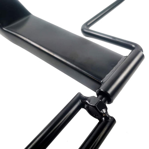 Close-up of steel Cargo Tie Down Strap Winder Roll Up for Flatbed Trailers and Trucks showing handle and frame design.