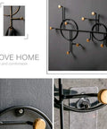Heavy Duty Retro Wrought Iron Wall Coat Hook With Nordic Vibes Multi Key Holder For Front Door And Living Room Entryway Storage Rack Clean setup featuring gold accents.