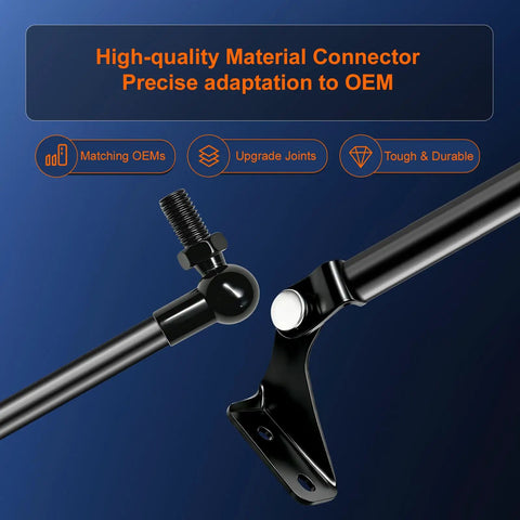 Heavy Duty Rear Hatch Liftgate Strut Shock For 2007 2012 Nissan Versa Tiida showing premium connector and fitting details.