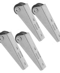 Heavy Duty Sliding Door Rollers Galvanized Track For Barn Or Closet Doors Hella Smooth Glide Pulley Hardware Kit 4 Pack, steel rollers.