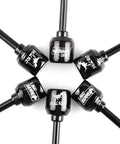 Top view of RHCP SMA Long Range FPV Antenna For 5.8G Drones Hammer Mini 2.5dBi Gain Beefed Up High Performance Antenna Set.