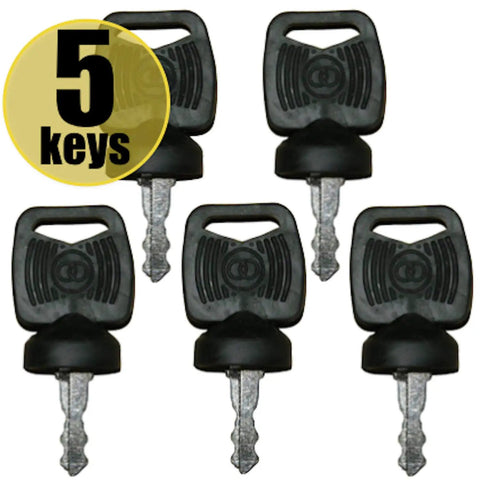 Heavy Duty Ignition Key Set That Works Like A Dream For Skytrak Telehandlers And Excavators Compatible With Jcb Bobcat Cat Terex Includes Five Solid Replacement Keys