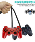 Hand holding Two Pack 10 Foot PS3 Controller Charger Cable For Sony PlayStation 3 DualShock 3 Move Wireless Remotes Charge While You Play