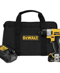 12V Max Cordless Screwdriver Kit For Home DIY Projects With Quick Bit Change, compact grip with charger and bag