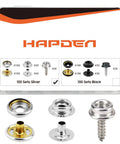 Heavy Duty Marine Grade Stainless Steel Boat Snap Fasteners Kit With 350 Pieces And 100 Sets Including Three Eighths Inch Snap Buttons